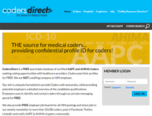 Tablet Screenshot of codersdirect.com